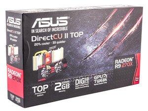 Видеоускоритель Asus Radeon R9 270X DirectCu II Top:, фото 14