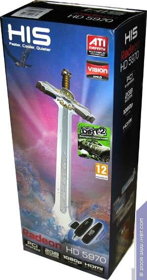 Gigabyte Radeon HD 5970 2×1024 МБ PCI-E, фото 26