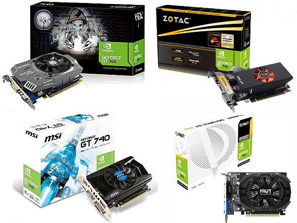 Видеоускоритель NVIDIA GeForce GT 740:, фото 1