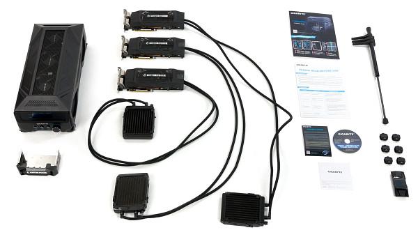 Комплект видеоускорителей Gigabyte GeForce GTX 980 WaterForce 3-Way SLI:, фото 15