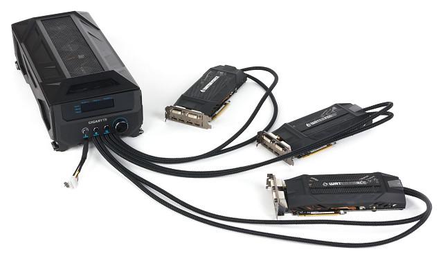 Комплект видеоускорителей Gigabyte GeForce GTX 980 WaterForce 3-Way SLI:, фото 1
