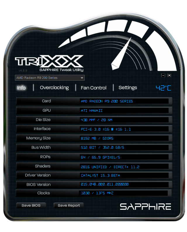 Видеоускоритель Sapphire Radeon R9 290X Vapor-X:, фото 6