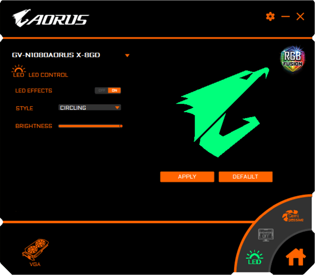 Видеоускоритель Gigabyte Aorus GeForce GTX 1080 Xtreme Edition 8G (8 ГБ):, фото 9