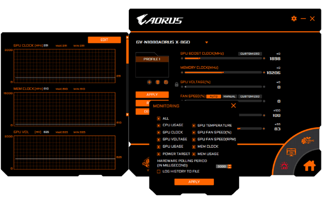 Видеоускоритель Gigabyte Aorus GeForce GTX 1080 Xtreme Edition 8G (8 ГБ):, фото 11
