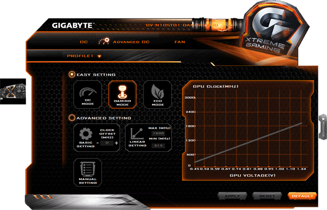 Видеоускоритель Gigabyte GeForce GTX 1050 G1 Gaming (2 ГБ):, фото 7