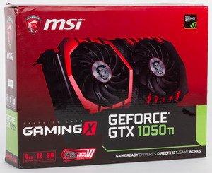 Видеоускоритель MSI GeForce GTX 1050 Ti Gaming X 4G (4 ГБ):, фото 17