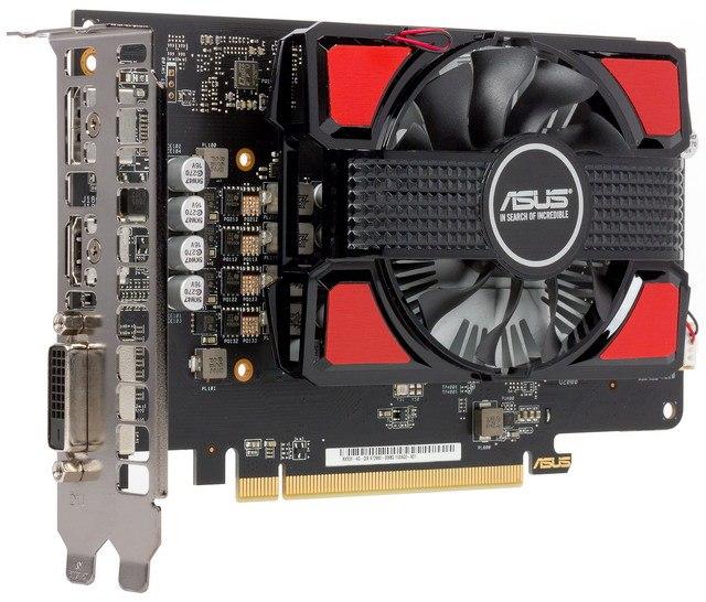 Видеоускоритель Asus Radeon RX 550 (4 ГБ):, фото 1