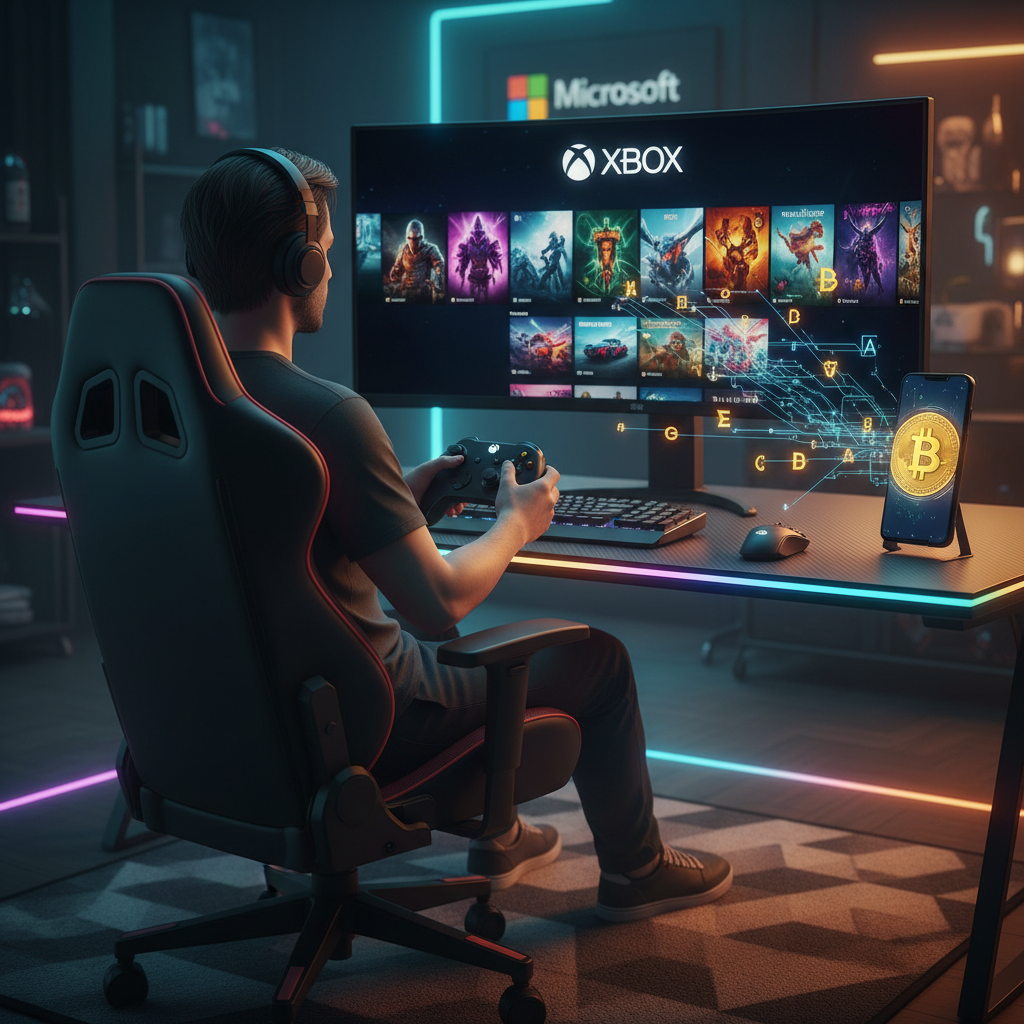 Microsoft изучает возможность оплаты игр для Xbox биткойнами, фото 1
