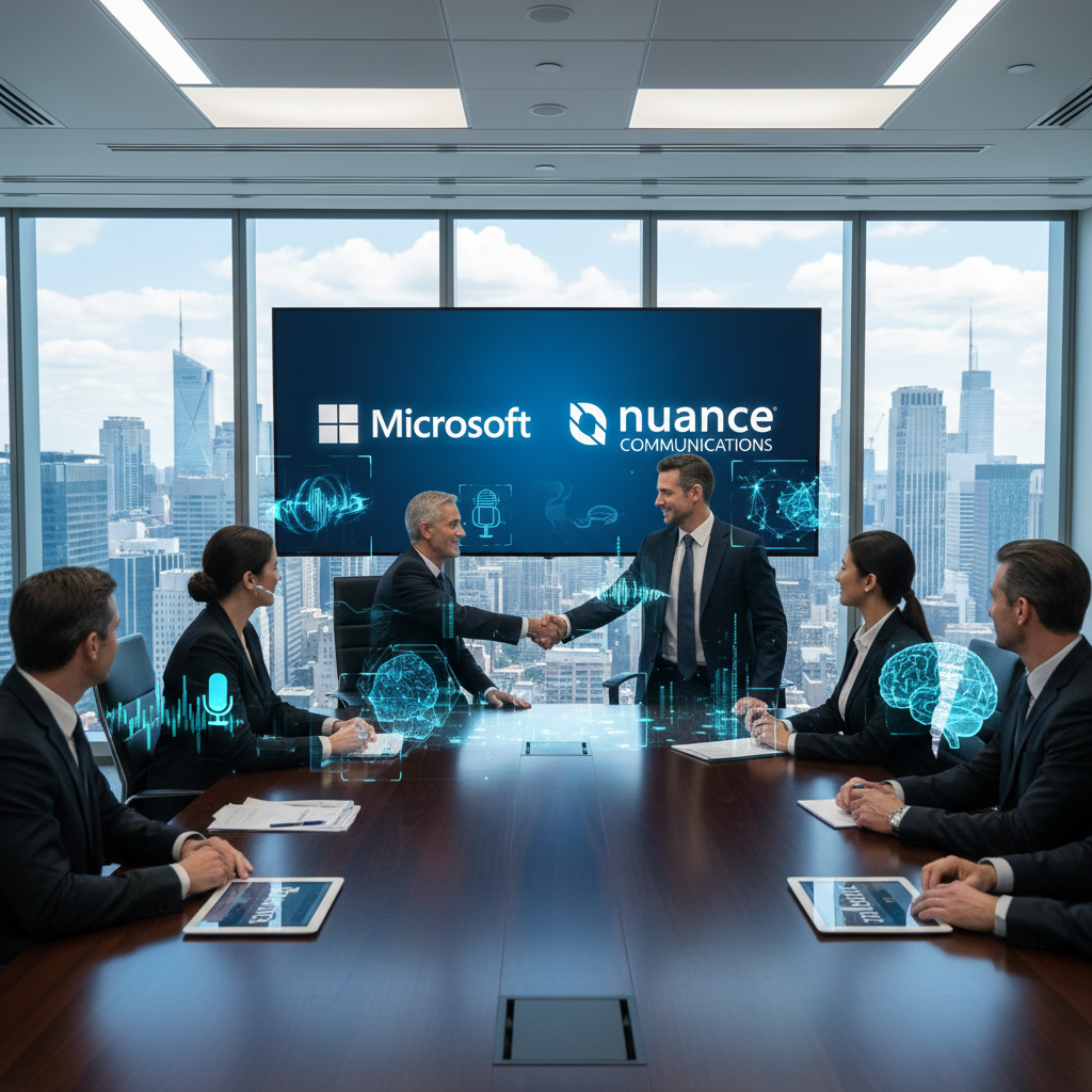 Microsoft собирается купить компанию Nuance Communications, занимающуюся искусственным интеллектом, за 16 млрд долларов, фото 1
