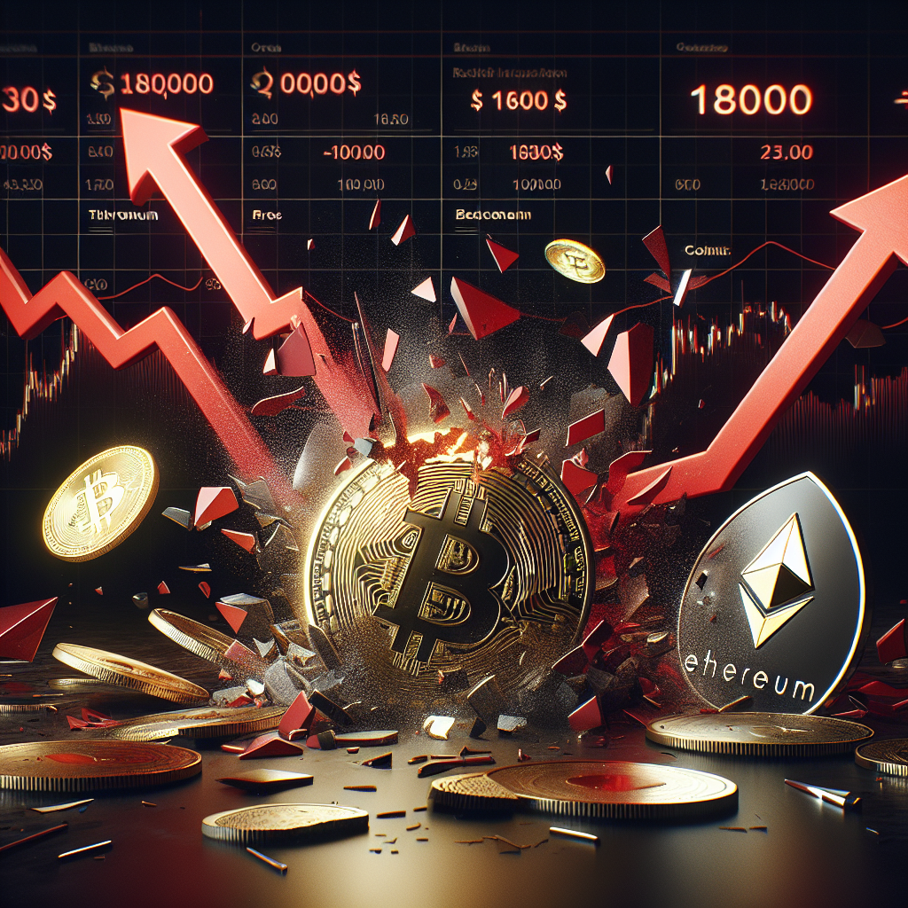 Биткойн резко упал и стремится к $18 тыс. Потери Ethereum ещё больше, фото 1