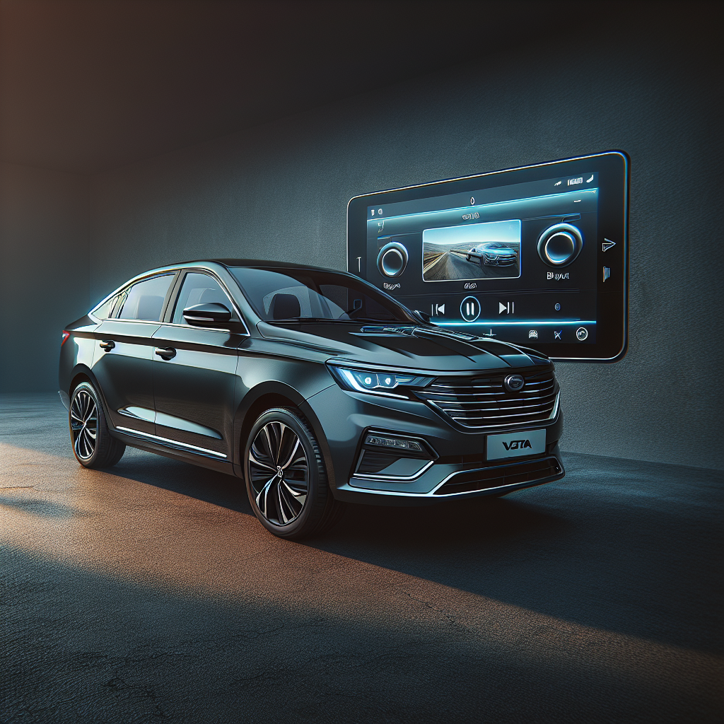 Lada Vesta NG в новом цвете с большим экраном показали вживую, фото 1
