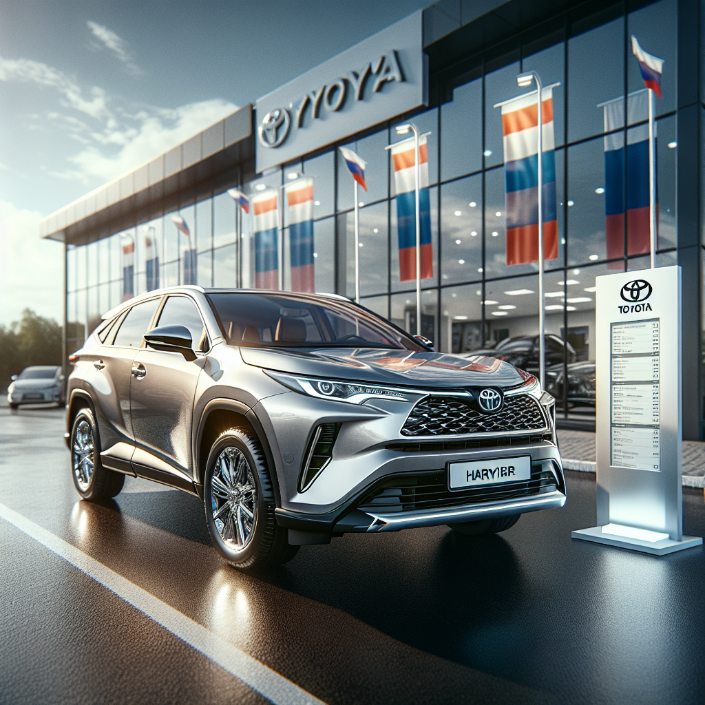 В России начали предлагать кроссоверы Toyota Harrier, названы цены, фото 1