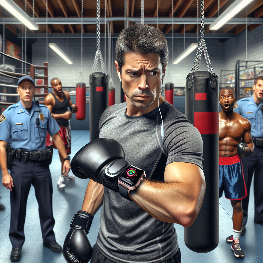«Хороший выстрел». Apple Watch случайно вызвали 15 вооруженных полицейских на тренировку по боксу, фото 1