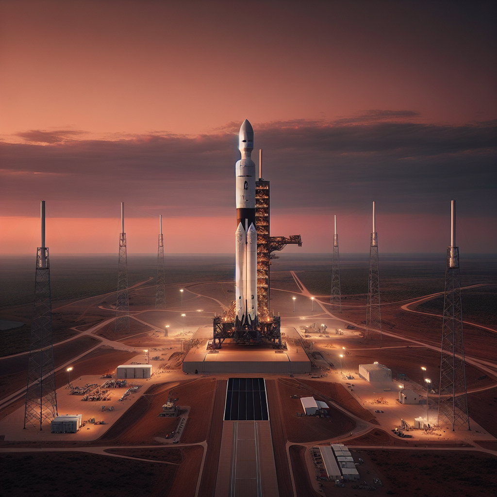 120-метровая ракета SpaceX Starship на космодроме за сутки до запуска. SpaceX поделилась фотографиями из Техаса, фото 1