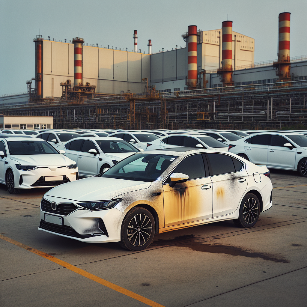 Белые Lada Vest NG начинают желтеть, не добравшись до дилеров. И сделать с этим пока ничего не могут, фото 1