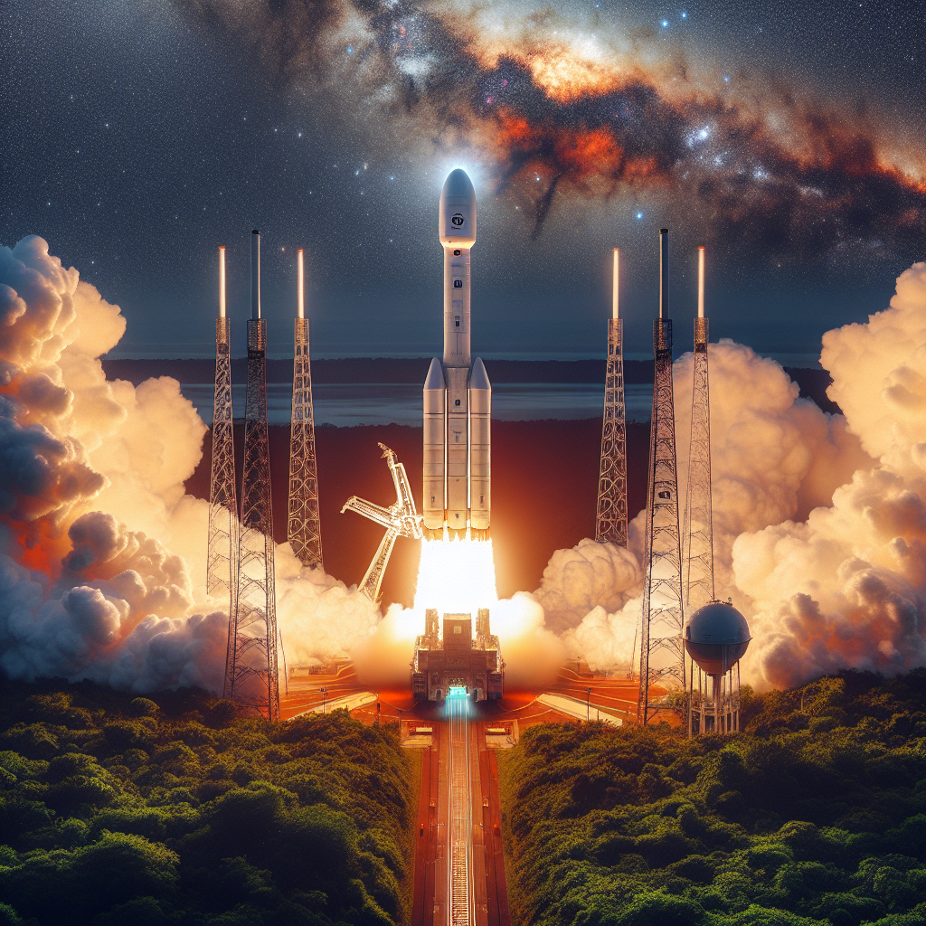 5 июля европейская ракета Ariane 5 отправится в свой последний полет. Она выведет на орбиту немецкий спутник связи и французский военный спутник, фото 1