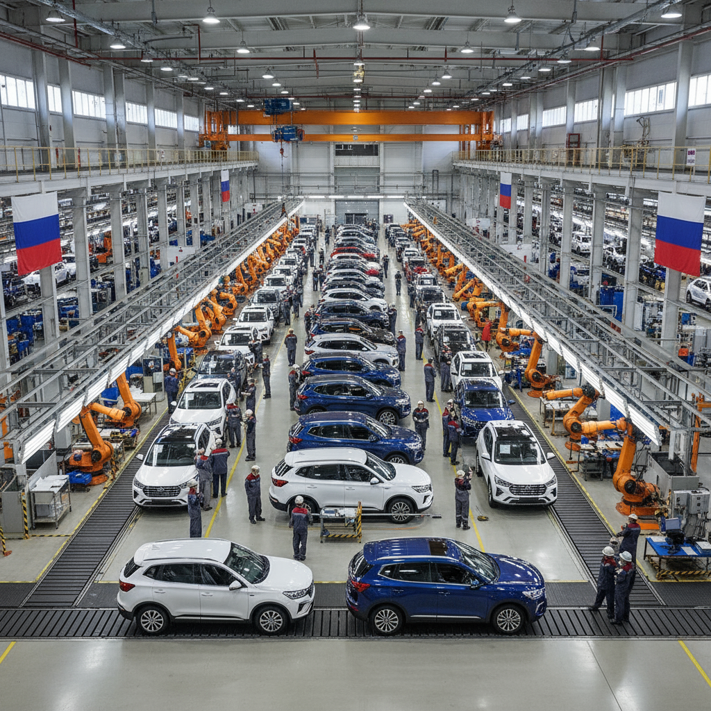 Бывший российский завод Volkswagen запускает по-настоящему массовое производство машин: в 2025 году выпустят 110 тыс. автомобилей, фото 1