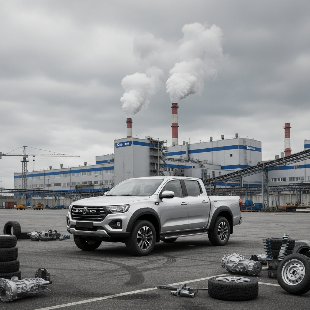 Рамный, российский, с корнями Toyota. Снижены цены на внедорожники Sollers ST6, фото 1