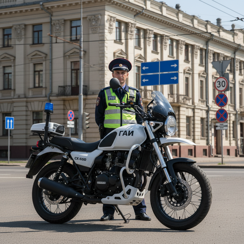 В Белоруссии выпустили патрульный «Минск» — специальный мотоцикл для ГАИ, фото 1