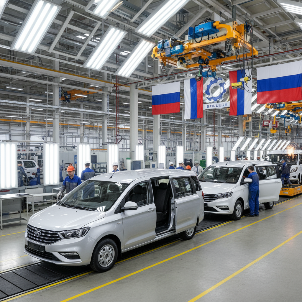 Создано своими силами в России, без помощи китайских коллег. Конкурент Lada Largus — Sollers SF1 — представлен в 7-местном пассажирском варианте и 5-местном комби, фото 1