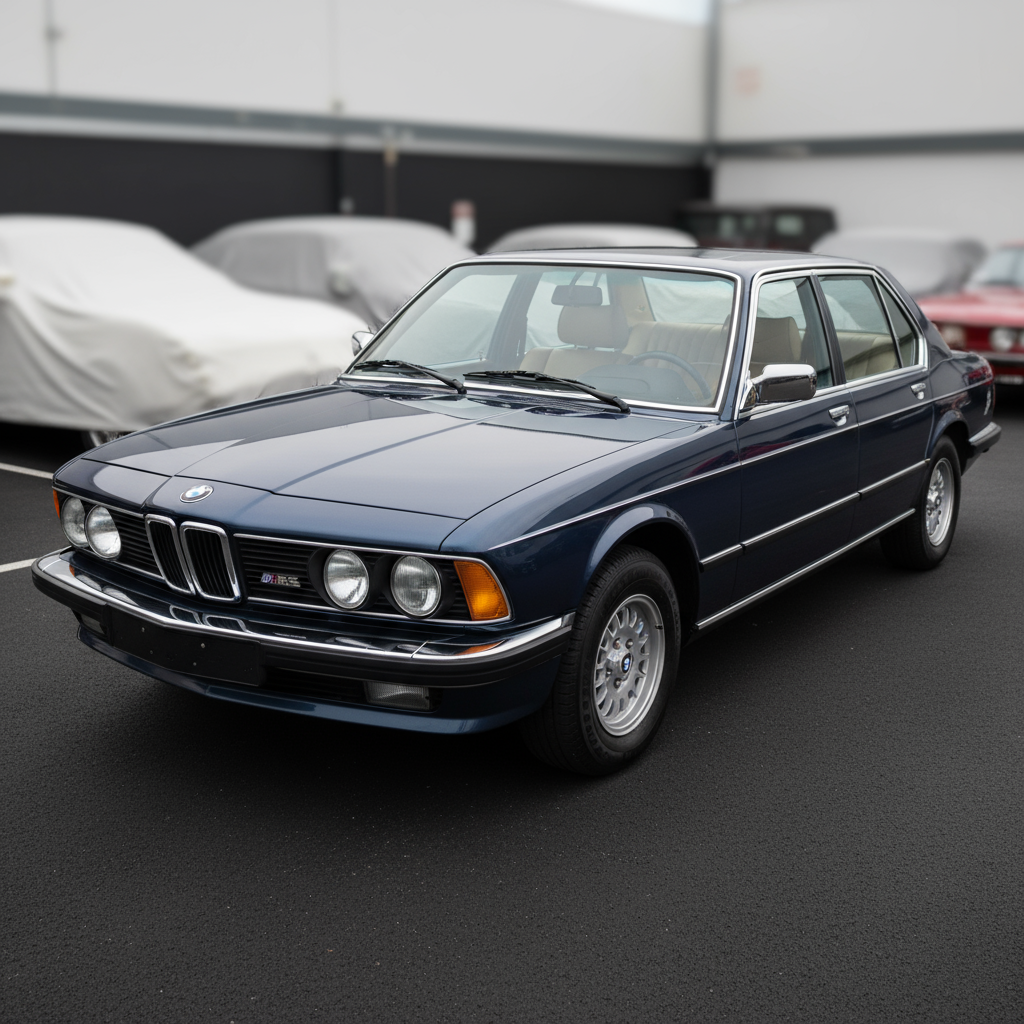 В баке ещё плещется немецкий бензин. В России продают «акулу» BMW 730 1977 года выпуска, привезённую из Германии, фото 1