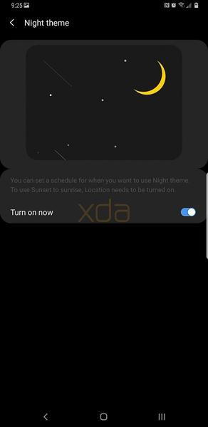 Видео дня: на смартфоне Samsung Galaxy S9 с Android 9.0 Pie показали ночную тему, фото 3