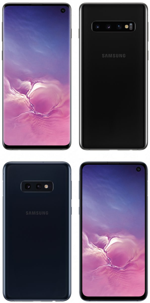 Официальные рендеры Samsung Galaxy S10 и Galaxy S10e без водяных знаков и обои, фото 1