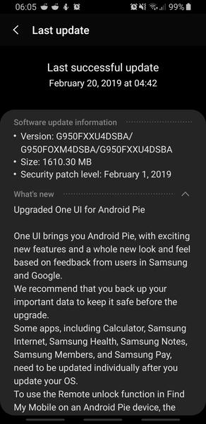 Финальная версия Android 9.0 Pie вышла для Samsung Galaxy S8 и Galaxy S8+, фото 2