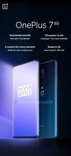 «Просто лучший телефон». Рекламный ролик и слайд из презентации OnePlus 7 Pro уже появились в Сети, фото 3