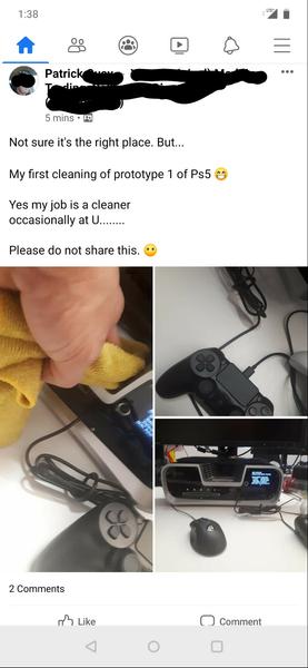 Новые фото PlayStation 5 с геймпадом слила в Сеть уборщица, фото 2