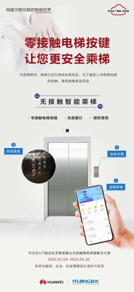 Huawei предлагает управлять лифтами со смартфона, чтобы снизить риск заражения коронавирусом, фото 1