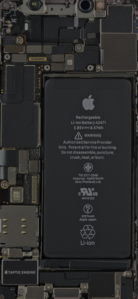 Обои с внутренностями iPhone 12 mini и iPhone 12 Pro Max в высоком разрешении, фото 3