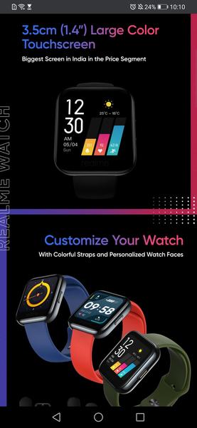 Дешевый клон Apple Watch рассекречен до анонса. Умные часы Realme Watch в деталях, фото 7