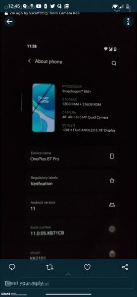 OnePlus 8T Pro впервые позирует вживую, фото 3