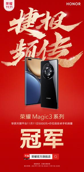 Honor 50 и Honor Magic 3 стали хитами распродажи «11.11», фото 2