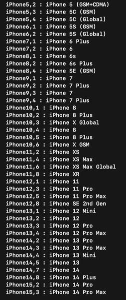 iPhone 14 и iPhone 14 Plus — действительно модели поколения iPhone 13. Это подтверждают модельные номера смартфонов, фото 2