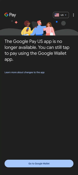 Приложение GPay (бывшее Google Pay) перестало работать в США, фото 2