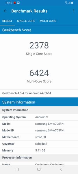 Смартфон Samsung Galaxy A70, фото 82