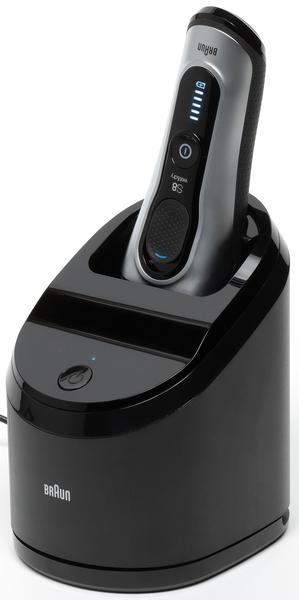Бритва Braun Series 8 8390сс silver со станцией Clean&Charge и тканевым футляром