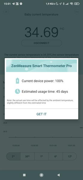 Детский умный термометр Youpin (Xiaomi) Smart Thermometer Pro MMC-T201-2:, фото 20