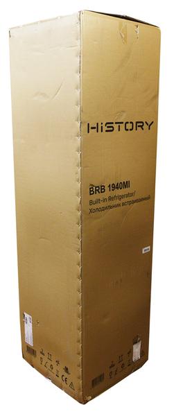 Встраиваемый двухкамерный холодильник HiStory BRB 1940MI:, фото 2