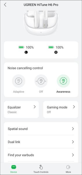 TWS-гарнитура Ugreen HiTune H6 Pro:, фото 26