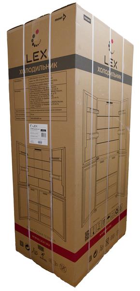 Двухкамерный холодильник Lex LCD450 Graphite Point с компоновкой Cross Door:, фото 1