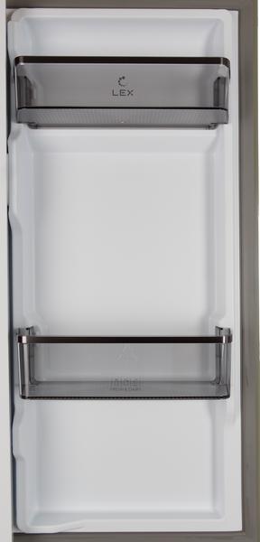 Трехкамерный холодильник Lex LCD505 Brown Satin с компоновкой Cross Door:, фото 13