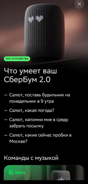 Смарт-колонка «СберБум 2.0»:, фото 26