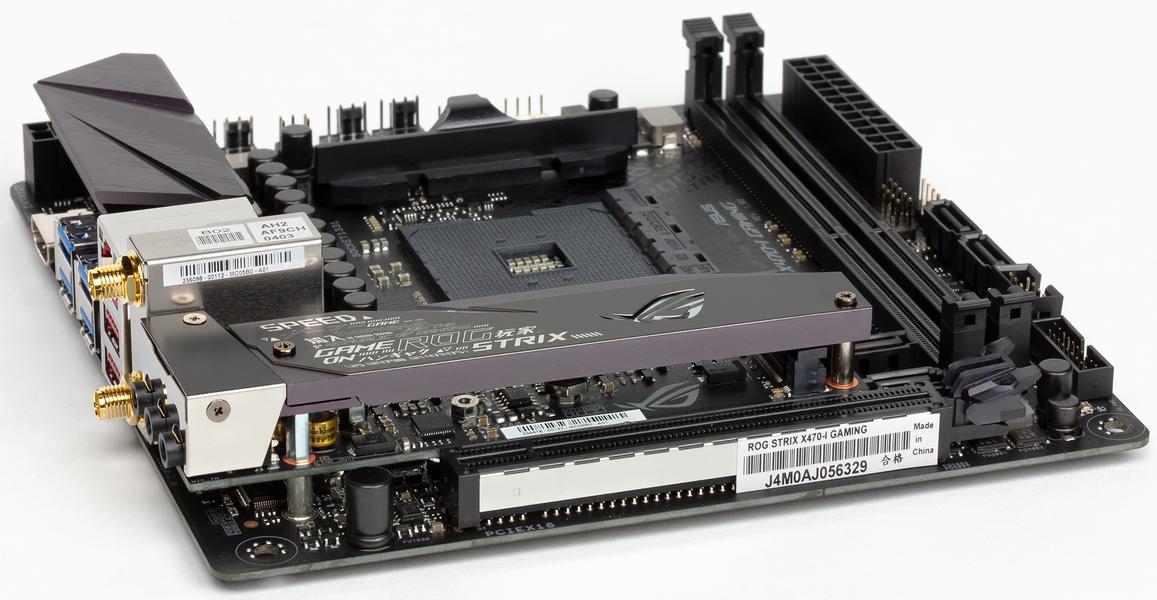 Материнская плата Asus ROG Strix X470-I Gaming на чипсете Х470 (AMD AM4):, фото 5