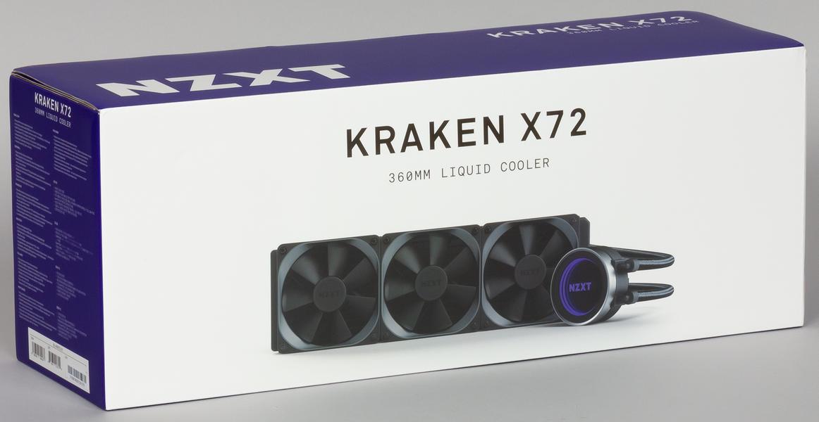Система жидкостного охлаждения NZXT Kraken X72, фото 1