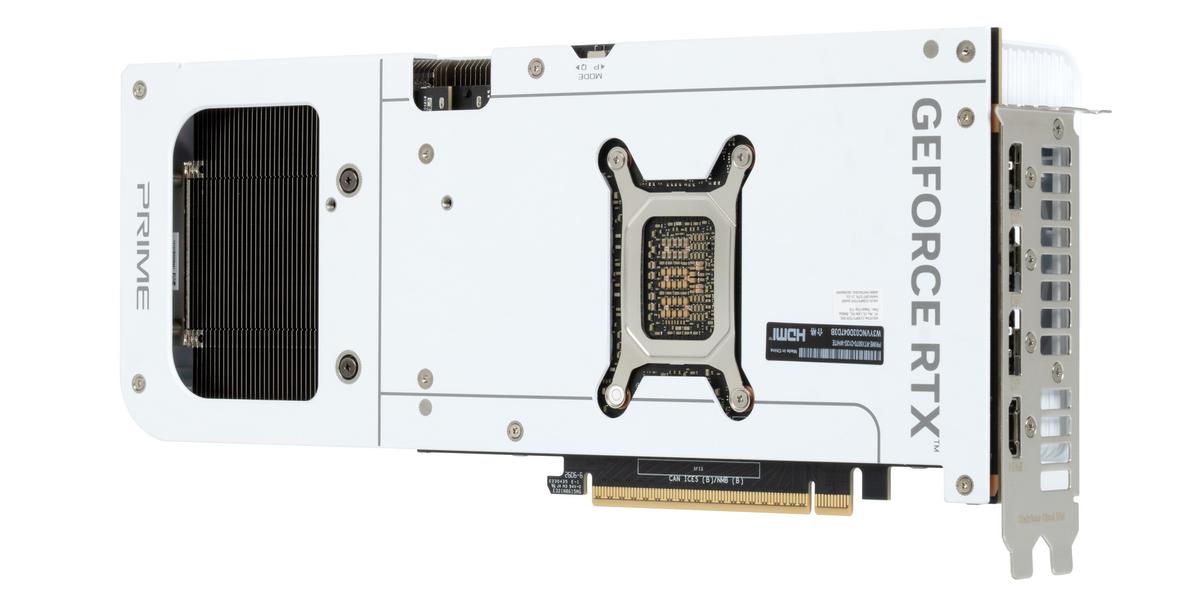 Видеокарта Asus Prime GeForce RTX 5070 OC White (12 ГБ):, фото 6