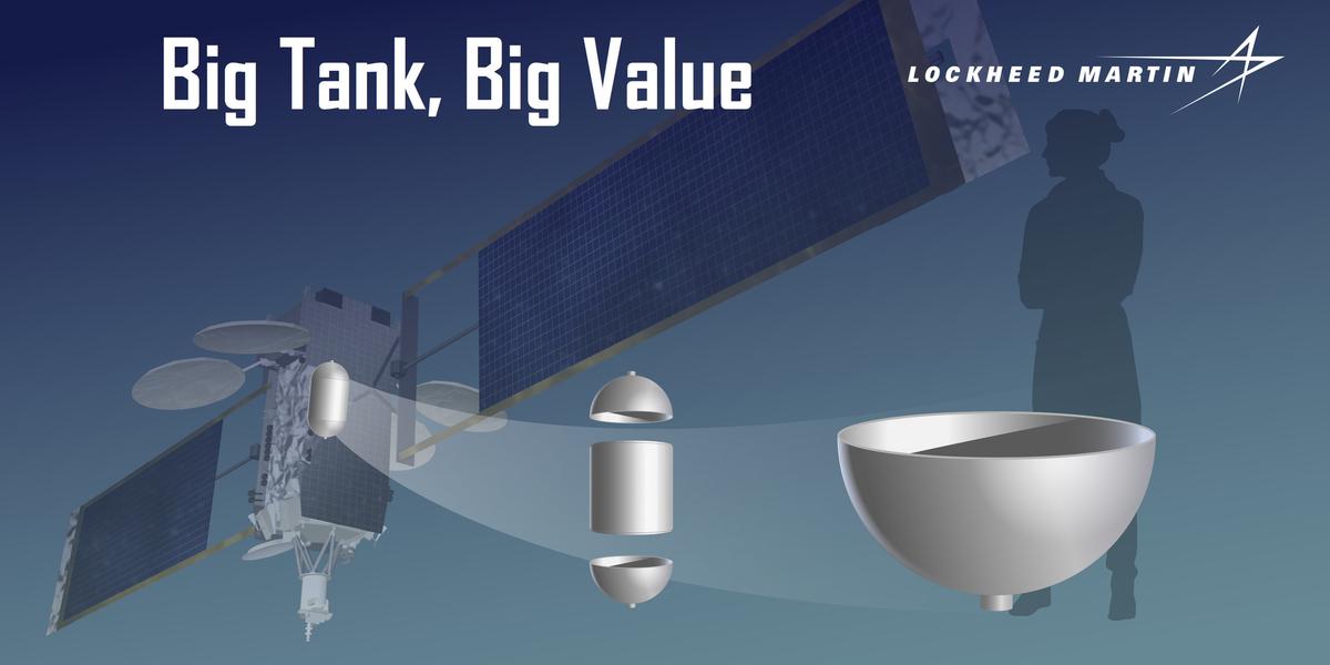 В Lockheed Martin «напечатали» из титана деталь диаметром 1,16 м для космического аппарата