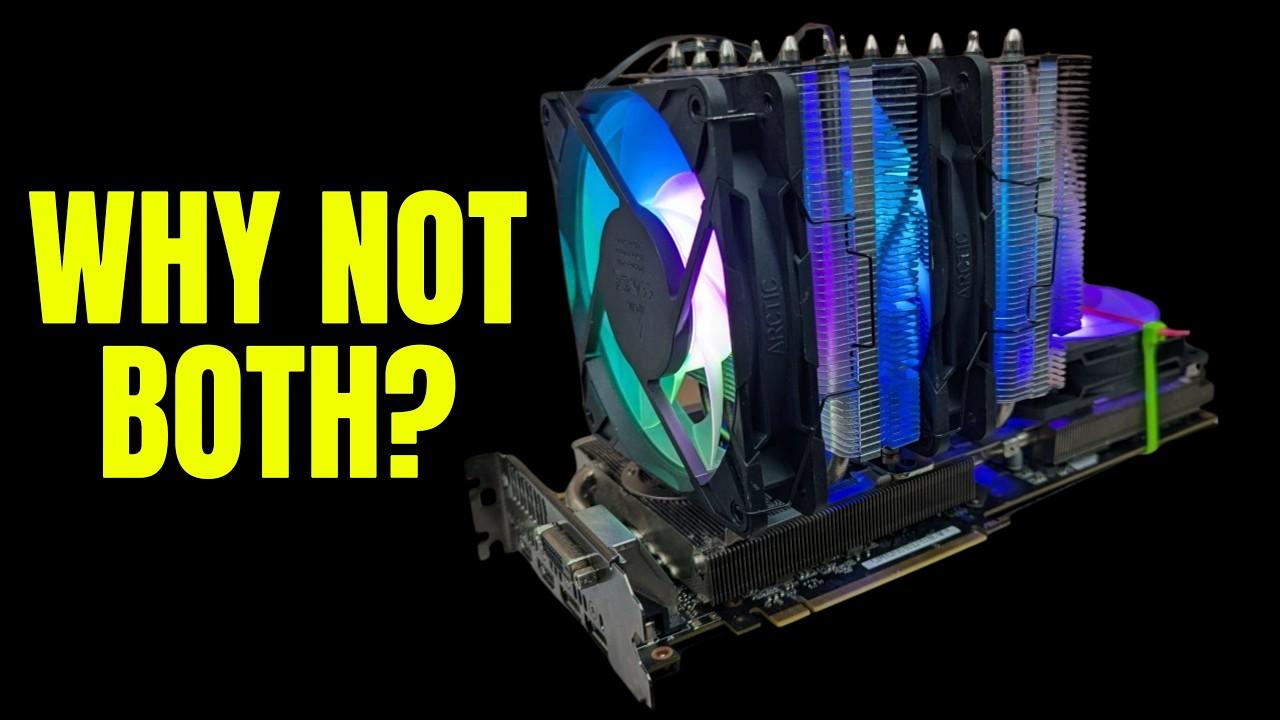 I Bolted a CPU Cooler Onto a GPU Cooler
